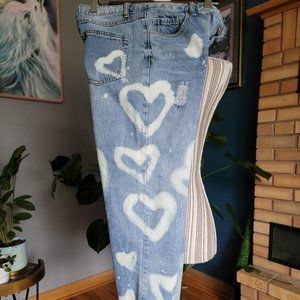 Custom Heart jeans
